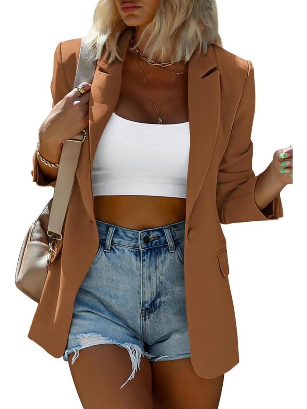 Chic Women's Oversized Blazer - 2026 Fall Business Casual Style, Perfect for